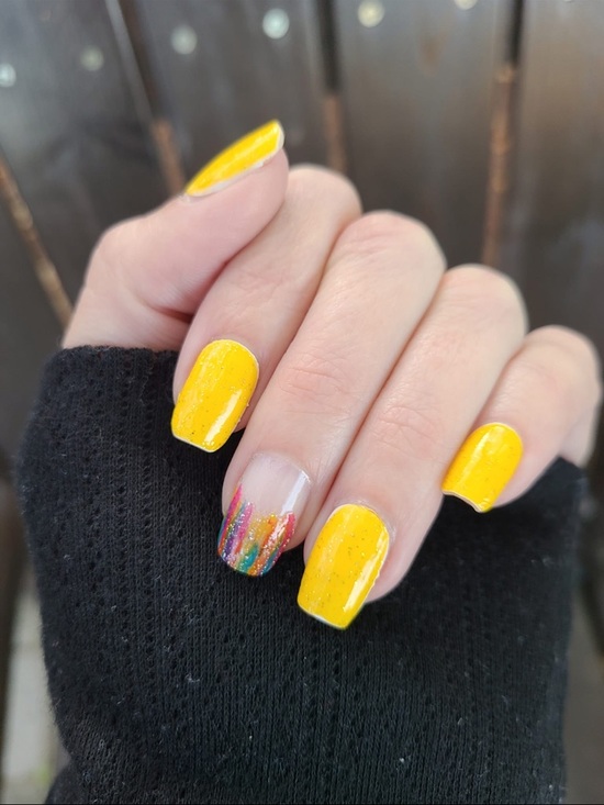 Color Street Other - *Retired* Color Street: Banana Bonanza (Accent Pack) | Yellow Sheer Jelly Neon